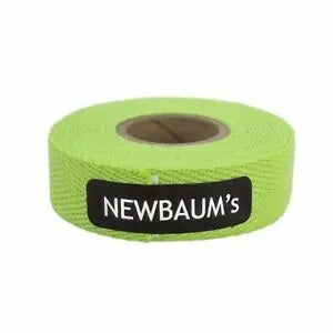 Newbaums Bar Tape - Cloth - Single Side (use 2 Per Bar) [cl:lime Green]