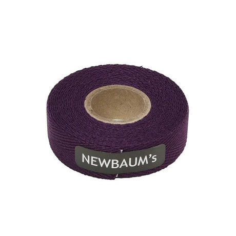 Newbaums Bar Tape - Cloth - Single Side (use 2 Per Bar) [cl:eggplant]
