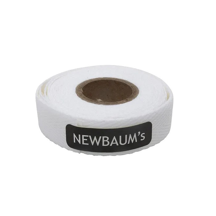 Newbaums Bar Tape - Cloth - Single Side (use 2 Per Bar) [cl:white]