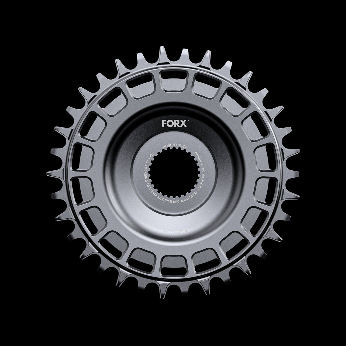 Forx Chainring - Bosch Cx Direct Mount - 34t - Platinum