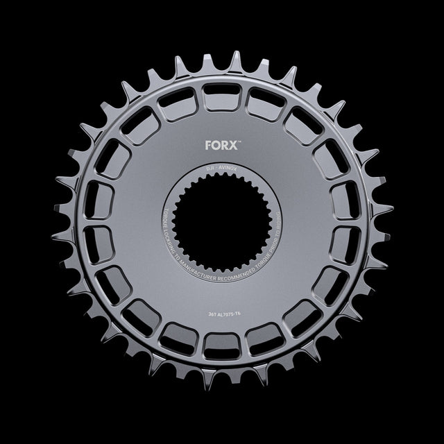 Forx Chainring - Dji Avinox Direct Mount - 34t - Platinum
