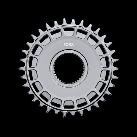 Forx Chainring - Dji Avinox Direct Mount - 34t - Silver
