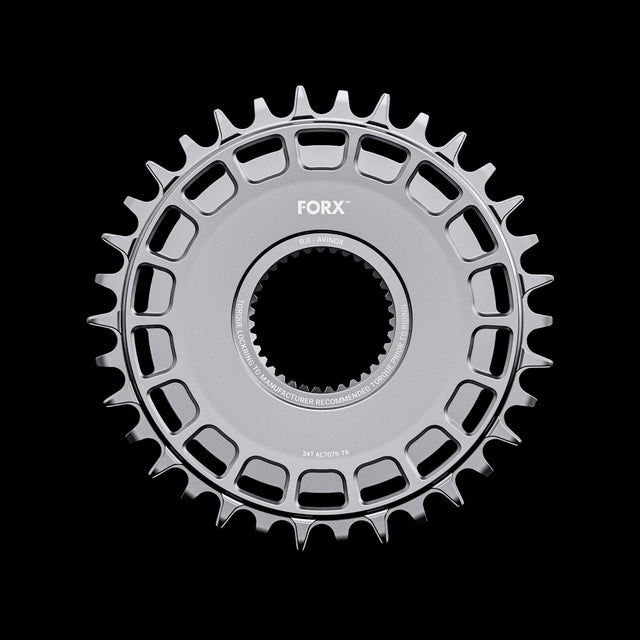 Forx Chainring - Dji Avinox Direct Mount - 34t - Silver