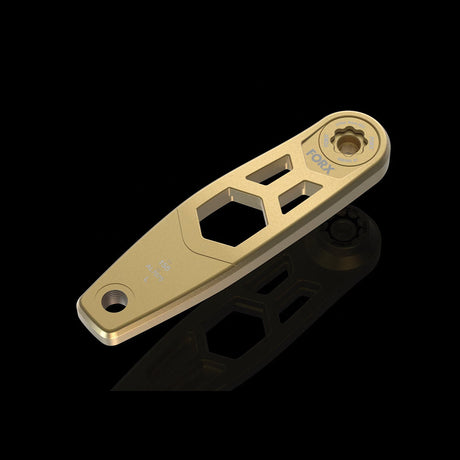 Forx Crankset - E-bike - Hex 2 - 155mm - Copper/gold - Dji Avinox / Bosch / Tq / Yamaha / Levo 4