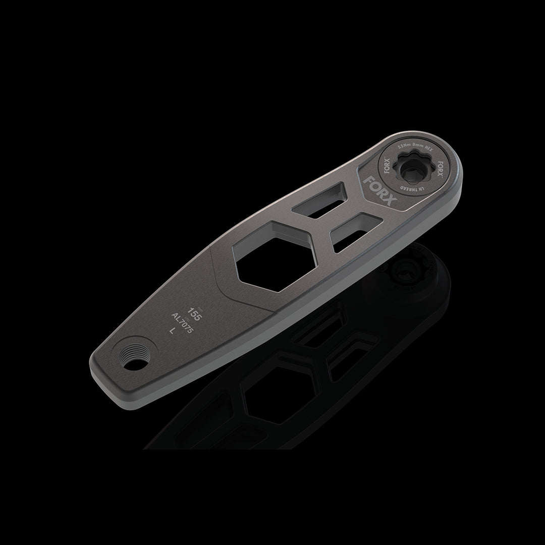 Forx Crankset - E-bike - Hex 5 - 155mm - Black - Specialized Levo Sl / Kenevo Sl Gen 1.2 Dub