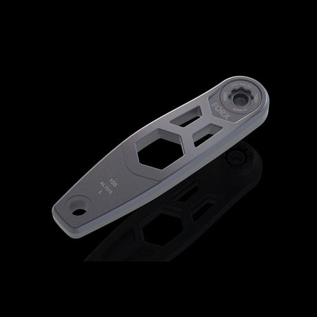 Forx Crankset - E-bike - Hex 5 - 155mm - Titanium Grey - Specialized Levo Sl / Kenevo Sl Gen 1.2 Dub