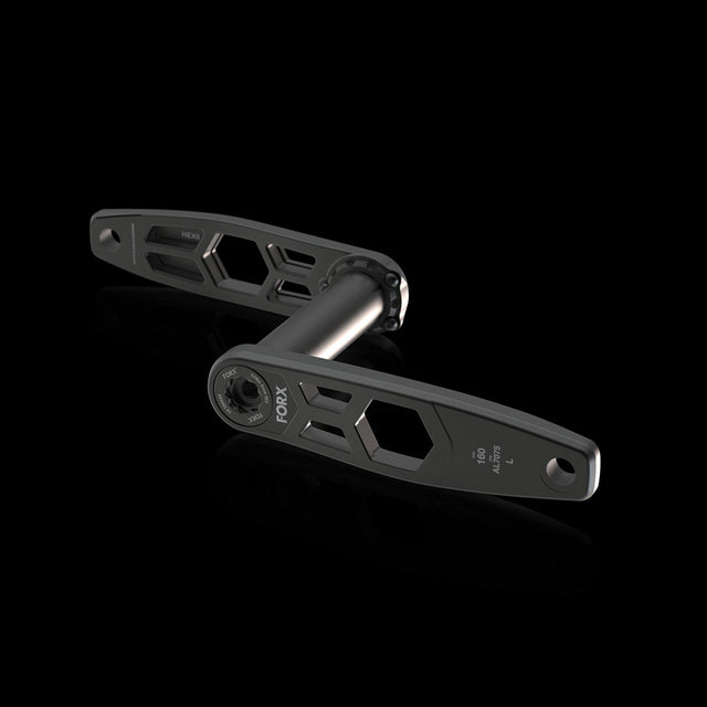 Forx Crankset - Hex6hd - 160mm - Black - 130mm X 29mm Boost