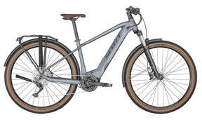 Scott 2022 Axis Eride 20 Mens - 29" - Silver (bosch / Rack / Mudguards & Lights) [sz:large]