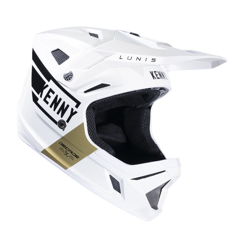 Kenny Racing Decade Fullface Helmet - Mips - Lunis White Gold - [sz:small]