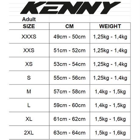 Kenny Racing Helmet Elite - Black [sz:large 59-60cm]