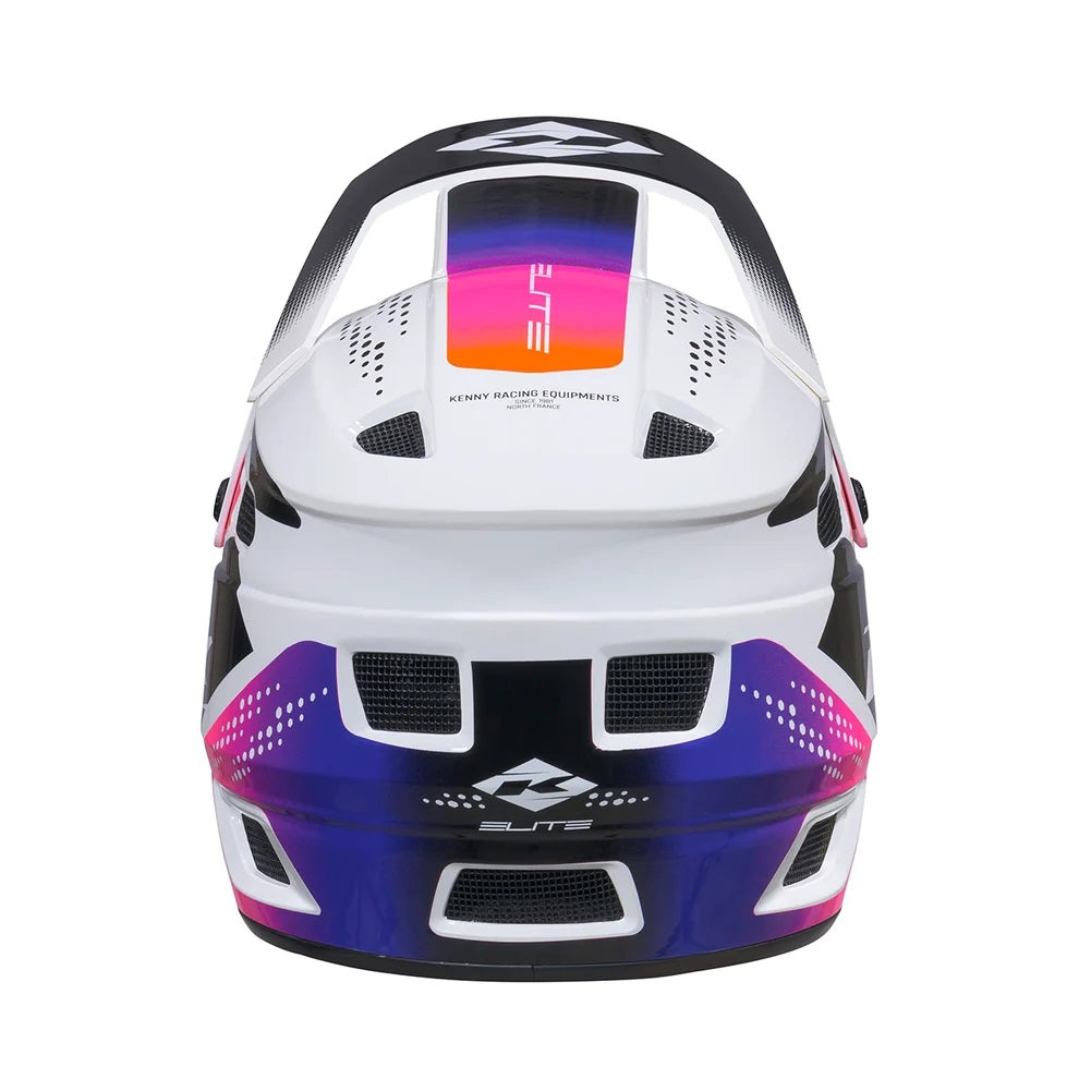 Kenny Racing Helmet - Elite Graphic + Full Face - White Gradient [sz:large | 59-60 Cm]