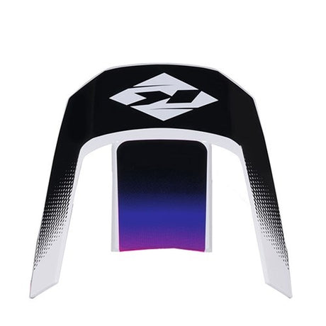 Kenny Racing Replacement Visor - Elite Graphic + Helmet - White Gradient [cl:white Gradient]