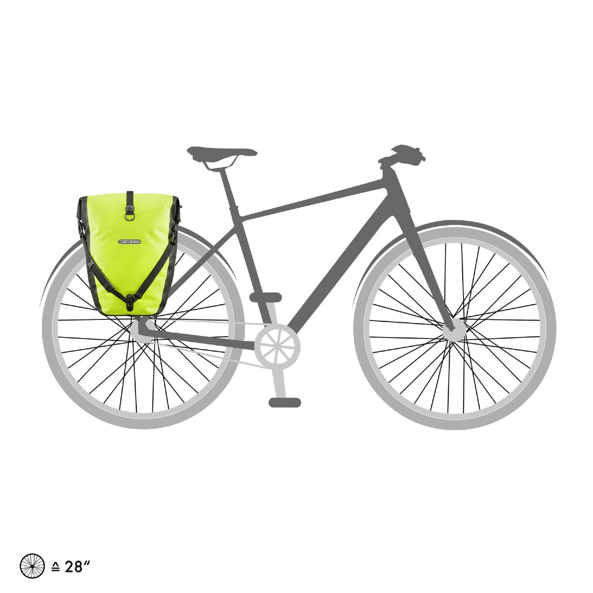 Ortlieb Back Roller High Visibility Ql 2.1 Neon Yellow-black