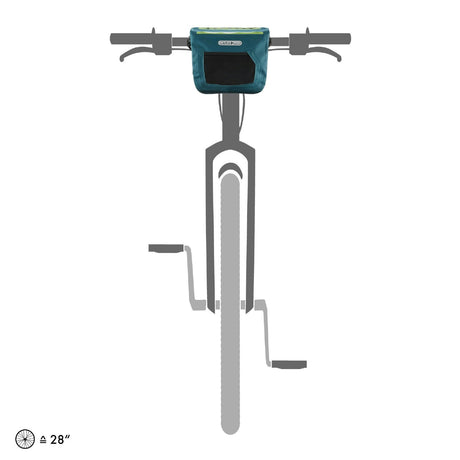 Ortlieb E-glow Handlebar Bag Petrol