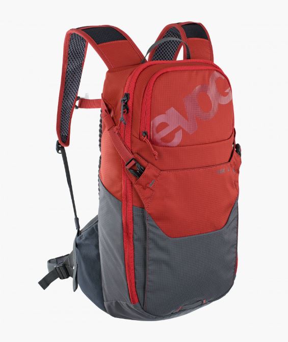 Evoc Ride 12l + 2l Bladder - Chilli Red/carbon Grey 