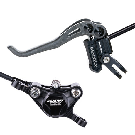 Trickstuff Brakeset - Piccola Carbon - Lever Carbon - Kevlar Black Hose - Front & Rear - Black