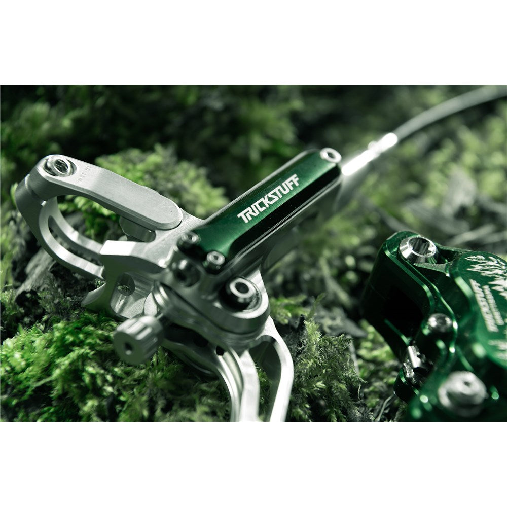 Trickstuff Brakeset - Direttissima - Kevlar Black Hose - Front & Rear - Forest Green - Limited Edition - Set 8 Of 250