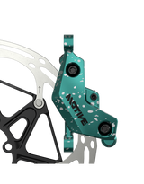 Sram Disc Brake Full Expert Kit - Motive Ultimate Stealth - Alu Lever - Teal Splatter
