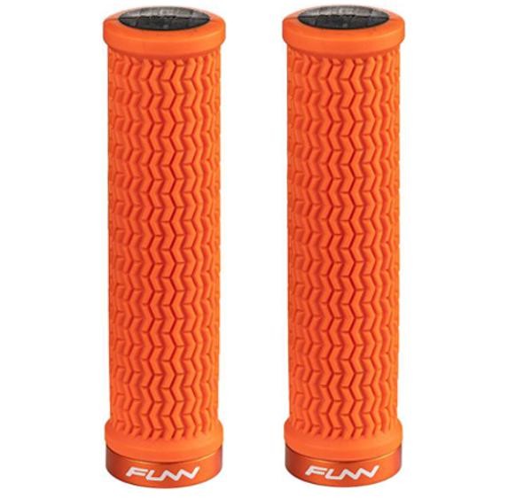 Funn - Grips - Holeshot - Onesided Lock - Triple Fin - 30.5mm - Orange [cl:orange]