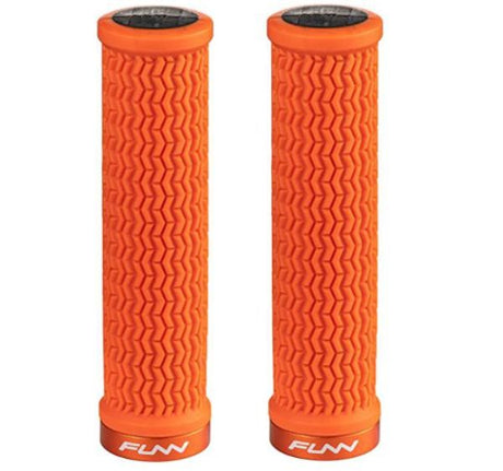 Funn - Grips - Holeshot - Onesided Lock - Triple Fin - 30.5mm - Orange [cl:orange]