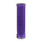 Funn - Grips - Holeshot - Onesided Lock - Triple Fin - 30.5mm - Purple [cl:purple]