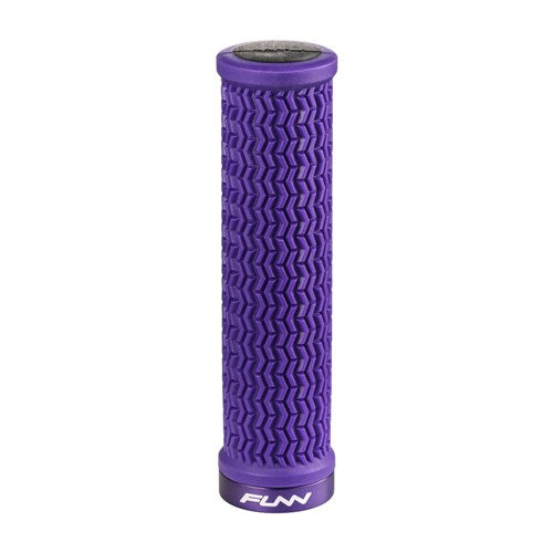 Funn - Grips - Holeshot - Onesided Lock - Triple Fin - 30.5mm - Purple [cl:purple]
