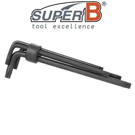 Super B 4 In 1 Torx Key Wrench Set - T15, T20, T25, T30