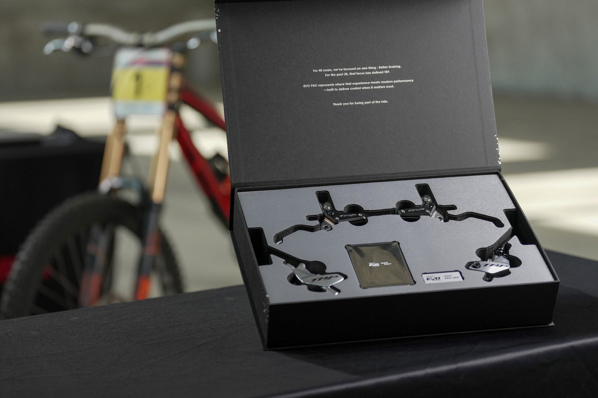 Trp Brake Dhr Evo Pro - 40/20 Anniversary Ltd Ed Brakeset - Silver - 4-piston - Silver - (use 2.3mm Rotor Only)