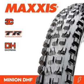 Maxxis Tyre Minion Dhf 29" Tr [tp:2.50" Dh 3c Maxxgrip]