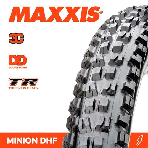 Maxxis Tyre Minion Dhf 29" Tubeless Ready +e25 Rated [tp:2.50" Dd 3c Maxxterra]