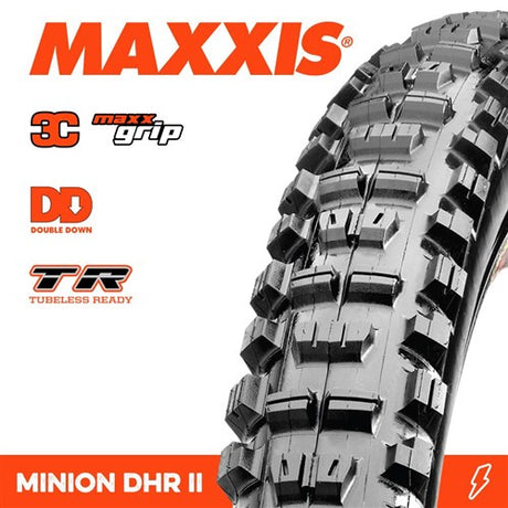 Maxxis Tyre Minion (dhr Ii) 27.5" Tubeless Ready [tp:2.4" Dd 3c Maxxgrip]