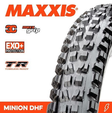 Maxxis Tyre Minion (dhf) 29" Tubeless Ready [tp:2.50" Exo+ 3c Maxxgrip]