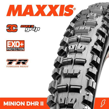 Maxxis Tyre Minion (dhr Ii) 29" Tubeless Ready [tp:2.40" Exo+ 3c Maxxgrip]