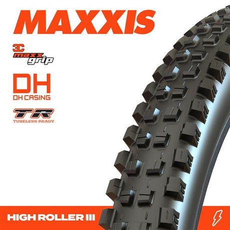 Maxxis Tyre High Roller Iii 27.5 X 2.40 3c Grip Dh Tr Fold 60x2tpi