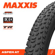 Maxxis Tyre Aspen At 29 X 2.40 (new 2026) New Maxxspeed Exo Tr Fold 120tpi E-50