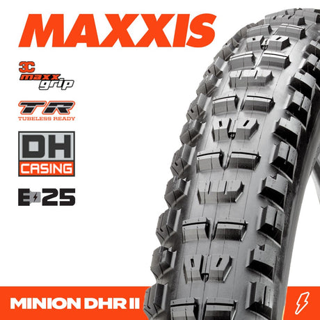 Maxxis Tyre Minion Dhr Ii 27.5 X 2.40 3cg New Dh Tr (new 2026) Fold 120x2tpi E-25
