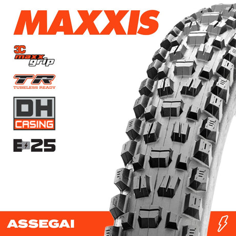 Maxxis Tyre Assegai 29 X 2.50 3cg New Dh Tr (new 2026) Fold 120x2tpi E-25