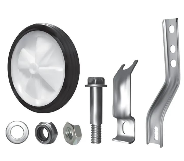 Oxford Training Wheels - Universal (suits 12" - 20" Wheel) Thin Steel For Limited Axle Thread