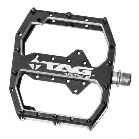 Tag Metals Pedals T1 Sealed Aluminium Flat Platform - Black [sz:large]