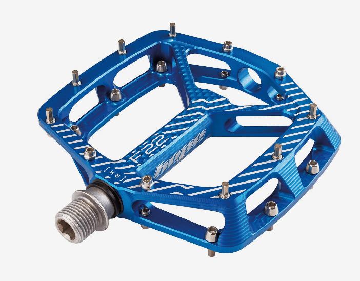 Hope Pedals - F22 Platform / Flat Alloy 22 Pins - Sealed Bearing [cl:blue]