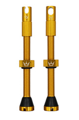 Peatys Chris King - Mk2 Tubeless Valves (pair) 60mm - Gold [cl:gold]