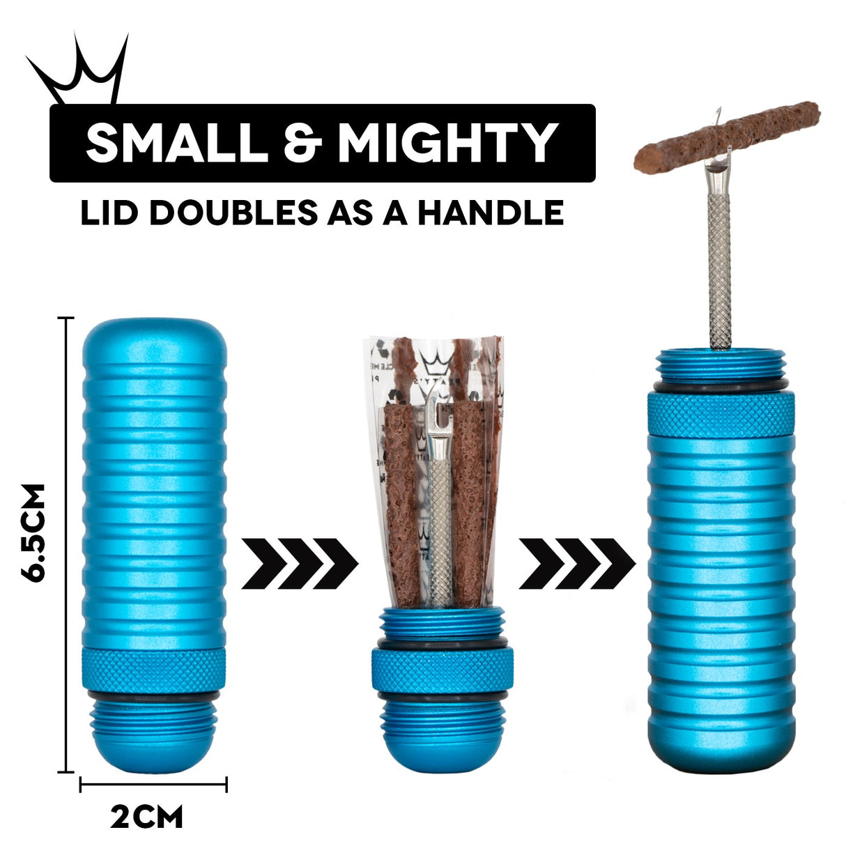 Peatys Tubeless Holeshot Puncture Plugger Kit [cl:black]