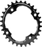 Absolute Black Chainring Asymmetric - 94cb [sz:34t]