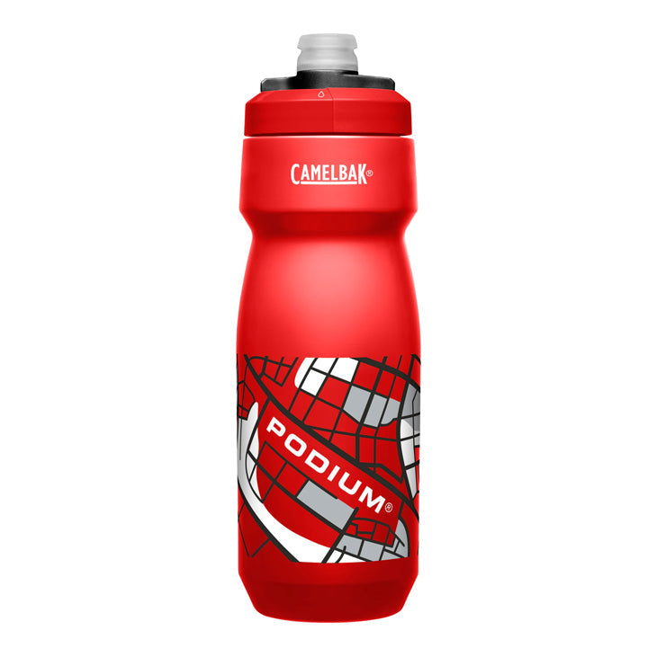 Camelbak Bottle Podium 700ml 24oz Grid Red
