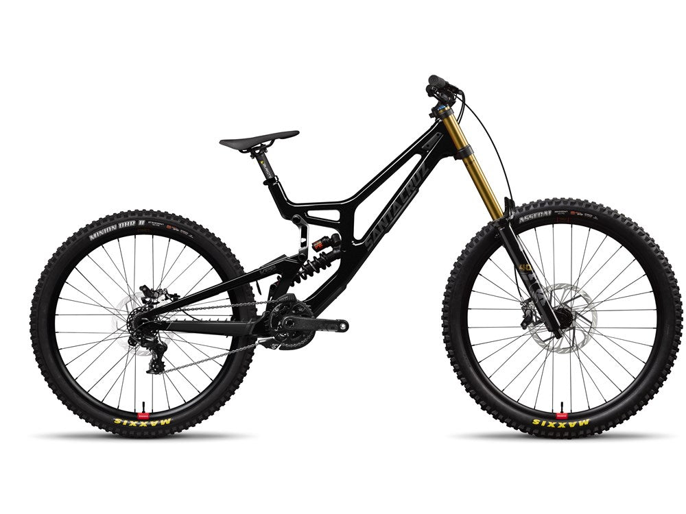 Santa Cruz 2025 V10 8 Cc Dh X01-kit Gloss Black Sparkle