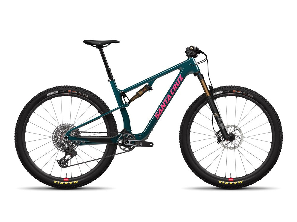 Santa Cruz 2025 Blur 4 Cc X0 Axs-kit Rsv Trail Gloss Dark Teal