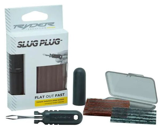 Ryder - Slug Plug Tubeless Repair Kit - (inc Tool & Hard Case For 2 Packs Of Slugs)