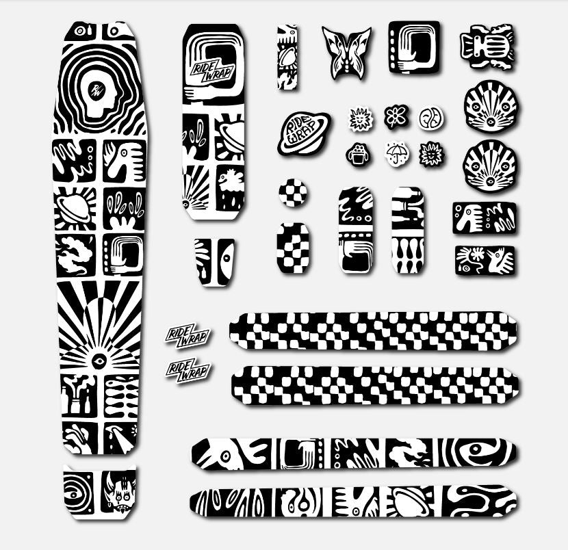 Ridewrap - Creator Protection - Tiny Sqares - Gloss