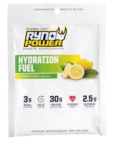 Ryno Power - Hydration Fuel Powder / Lemon/lime 45g (single Serve)