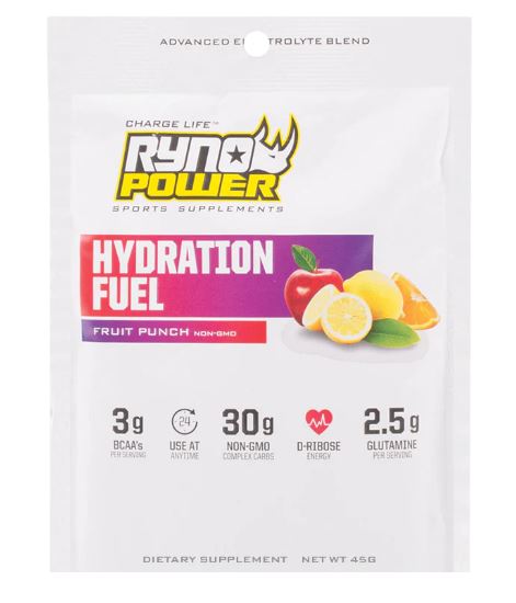Ryno Power - Hydration Fuel Powder / Fruit Punch 45g (single Serve)